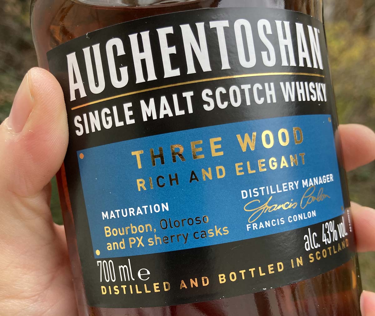 Unser Whisky des Monats Dezember 2020 - Auchentoshan Three Wood.