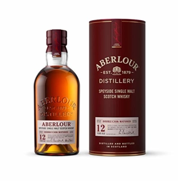 Aberlour 12 Jahre Highland Single Malt Scotch Whisky – Double Cask Matured Scotch Single Malt Whisky – 1 x 0,7 L - 1