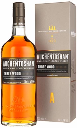 Auchentoshan Three Wood Single Malt Scotch Whisky (1 x 0.7 l) - 1