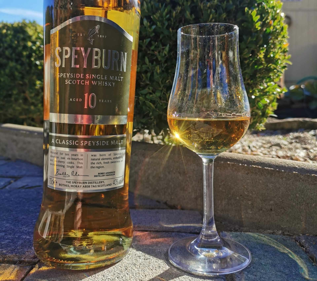 Ein Dram des 10-jährigen Speyburn im Nosing Glass.