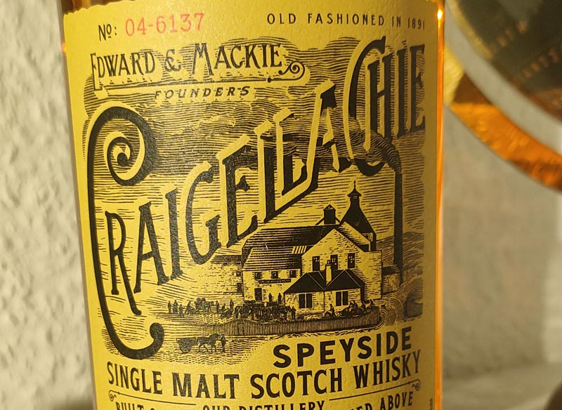 Unser Whisky des Monats Januar 2022 - der Craigellachie 13 Jahre.