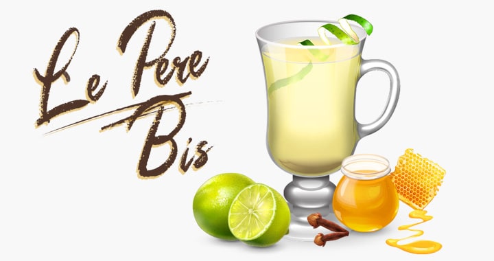 Cocktail Le Pere Bis – aromatischer Whisky trifft heißen Tee