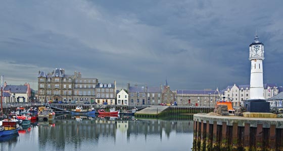 Hafen von Kirkwall, Orkney Inseln, Schottland.