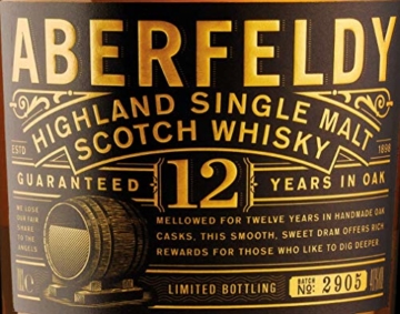 Aberfeldy Highland Single Malt Whisky 12 Jahre (1 x 0.7 l) - 4