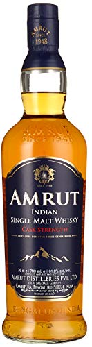 Amrut Indian Cask Strength Single Malt mit Geschenkverpackung Whisky (1 x 0.7 l) - 2