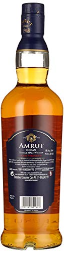 Amrut Indian Cask Strength Single Malt mit Geschenkverpackung Whisky (1 x 0.7 l) - 4