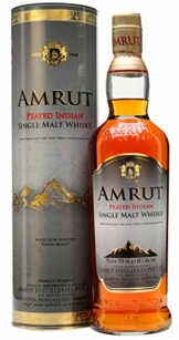 Amrut Indian Peated Single Malt mit Geschenkverpackung Whisky (1 x 0.7 l) - 1