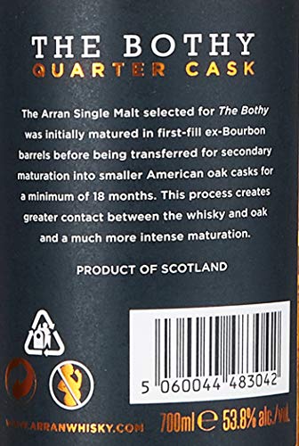 Arran The Bothy Quarter Cask Limited Edition mit Geschenkverpackung Whisky (1 x 0.7 l) - 3