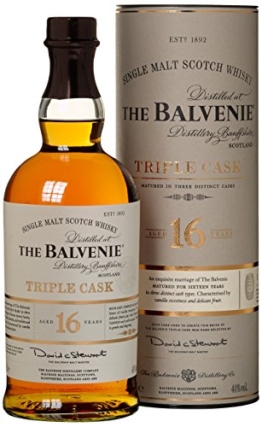 Balvenie 16 Years Old Triple Cask mit Geschenkverpackung  Whisky (1 x 0.7 l) - 1