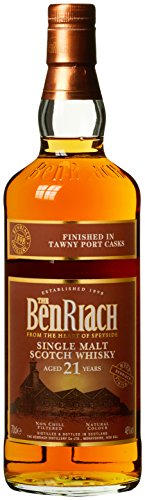 Benriach 21 Years Old Tawny Port Wood Finish Limited Edition Whisky mit Geschenkverpackung (1 x 0.7 l) - 4