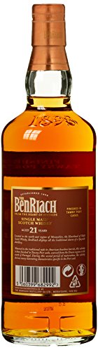 Benriach 21 Years Old Tawny Port Wood Finish Limited Edition Whisky mit Geschenkverpackung (1 x 0.7 l) - 5