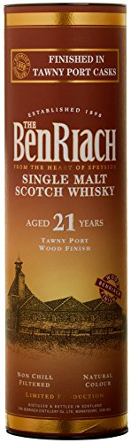 Benriach 21 Years Old Tawny Port Wood Finish Limited Edition Whisky mit Geschenkverpackung (1 x 0.7 l) - 6