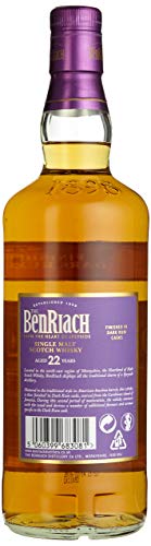 Benriach 22 Years Old Dark Rum Wood Finish mit Geschenkverpackung Whisky (1 x 0.7 l) - 5