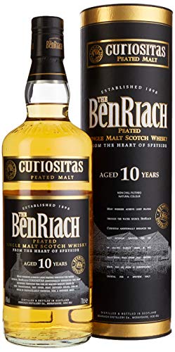 BenRiach Curiositas Peated 10 Jahre Single Malt Scotch Whisky (1 x 0.7 l) - 1