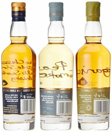 Benromach Trio Whisky Geschenk in Geschenkpackung 10 Years, Organic, Peat Smoke (3 x 0.2 l) - 4