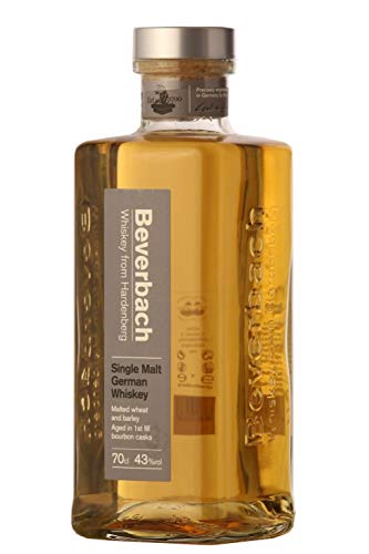 Beverbach Single Malt German Whiskey, Deutscher Single Malt Whisky 43% vol., 3-4 Jahre im Eichenfass gelagert (1 x 0.7 l) - 6