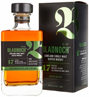Bladnoch 17 Years Old Lowland Single Malt Scotch Whisky Whisky (1 x 0.7 l) - 1
