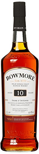Bowmore 10 Years Old Dark & Intense Whisky mit Geschenkverpackung (1 x 1 l) - 2