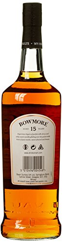 Bowmore 15 Years Old Golden & Elegant Whisky mit Geschenkverpackung (1 x 1 l) - 3