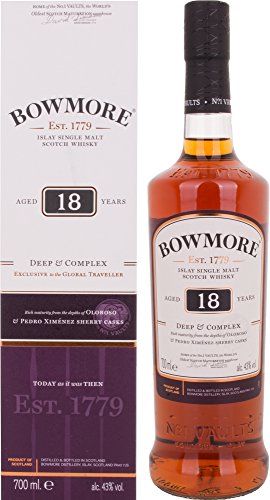 Bowmore 18 Years Old Deep & Complex Whisky mit Geschenkverpackung (1 x 0.7 l) - 1