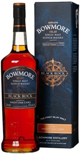 Bowmore Black Rock Whisky mit Geschenkverpackung (1 x 1 l) - 1