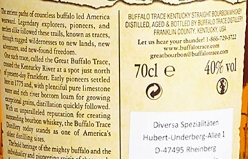 Buffalo Trace Kentucky Straight Bourbon Whiskey (1 x 0.7 l) - 4