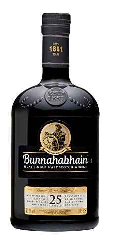 Bunnahabhain 25 Year Old Single Malt Scotch Whisky, 70 cl - 10