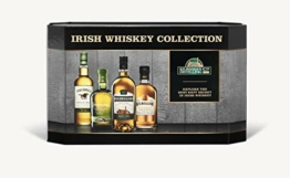 Cooleys Irish Whiskey Geschenkset mit Tyrconnell, Connemara, Kilbeggan Traditional and Single Grain, 4 x 0,05l (4er Pack) - 1