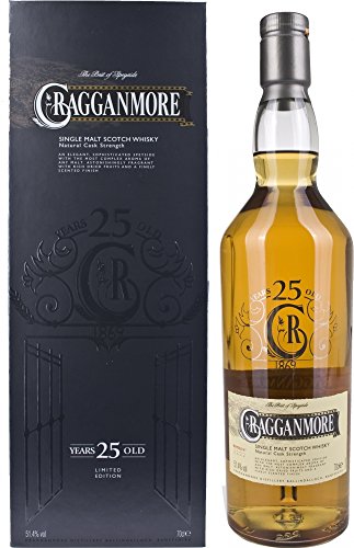 Cragganmore Single Malt 25 Years Old Limited Edition 2014 mit Geschenkverpackung  Whisky (1 x 0.7 l) - 1