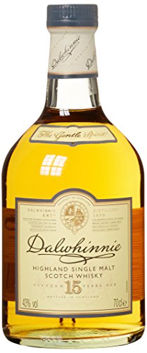 Dalwhinnie Highland Single Malt Scotch Whisky – 15 Jahre gereift – Aromen von Heidekraut und Honig – 1 x 0,7l - 2