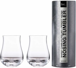 Eisch Whisky Nosing Tumbler 128/8 2 Stück in Geschenkröhre Gratis 1 Glasreinigungstuch - 1