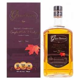 Glen Breton Rare 21 Years Old Canada's First Single Malt Whisky 43,00% 0,70 Liter - 1