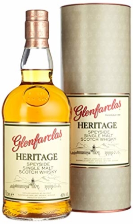 Glenfarclas Heritage Speyside Single Malt Scotch Whisky mit Geschenkverpackung (1 x 0.7 l) - 1