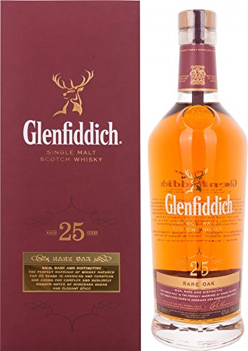 Glenfiddich 25 Jahre Rare Oak mit Geschenkverpackung Whisky (1 x 0.7 l) - 1