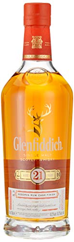 Glenfiddich Single Malt Scotch Whisky Reserva 21 Jahre – besondere Variante des meistverkauften Malt Sctoch Whisky der Welt mit Geschenkverpackung,  1 x 0,7l, 40% Vol. - 2