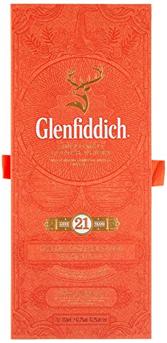 Glenfiddich Single Malt Scotch Whisky Reserva 21 Jahre – besondere Variante des meistverkauften Malt Sctoch Whisky der Welt mit Geschenkverpackung,  1 x 0,7l, 40% Vol. - 4