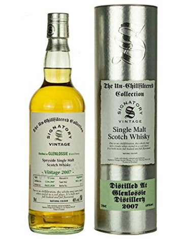 Glenlossie 2007-12 Jahre - Signatory Vintage Un-Chillfiltered Collection Single Malt Whisky - 2