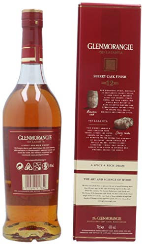 Glenmorangie Lasanta Sherry Cask Finish Single Malt Whisky mit Geschenkverpackung (1 x 0.7 l) - 2