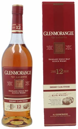 Glenmorangie Lasanta Sherry Cask Finish Single Malt Whisky mit Geschenkverpackung (1 x 0.7 l) - 1