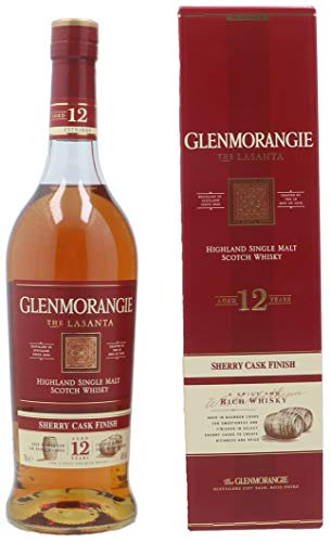 Glenmorangie Lasanta Sherry Cask Finish Single Malt Whisky mit Geschenkverpackung (1 x 0.7 l) - 1