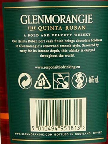 Glenmorangie The QUINTA RUBAN 14 Years Old Highland Single Malt Scotch Whisky (1 x 0.7 l) - 7