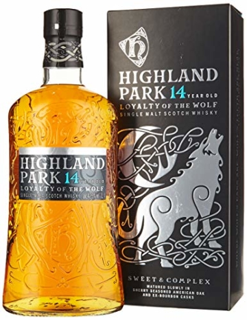 Highland Park 14 Years Loyalty Of The Wolf + GB Whisky (1 x 1000 ml) - 1