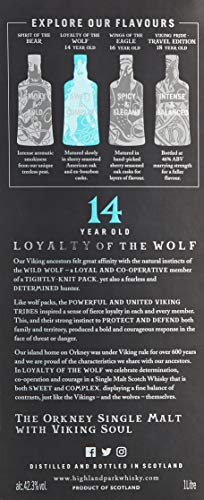 Highland Park 14 Years Loyalty Of The Wolf + GB Whisky (1 x 1000 ml) - 6