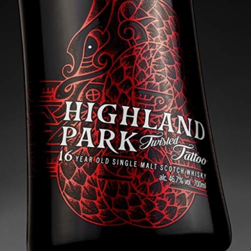 Highland Park 16 Jahre Twisted Tattoo Single Malt Scotch Whisky (1 x 0.7 l) – Limitierter Premium Whisky, mit leichter Torfnote - 3