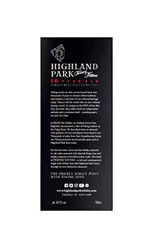 Highland Park 16 Jahre Twisted Tattoo Single Malt Scotch Whisky (1 x 0.7 l) – Limitierter Premium Whisky, mit leichter Torfnote - 6