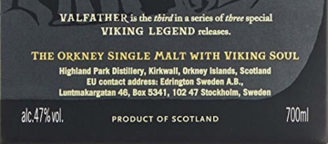 Highland Park Valfather Single Malt Scotch Whisky (1 x 0.7 l) – der intensive und rauchige Whisky, Teil 3 und Vollendung der Viking Legends Trilogie - 6