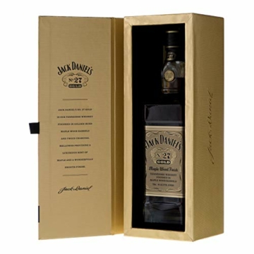 Jack Daniel's No. 27 Gold - Tennessee Whiskey - 40% Vol. (1 x 0.7 l)/Zweifach gelagert, zweifach holzkohlegefiltert. Weltweit einmalig. - 4