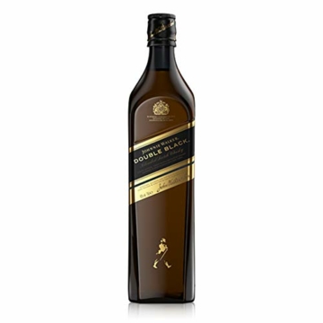Johnnie Walker Double Black Label Blended Scotch Whisky – Schottischer Whisky aus den vier Ecken Schottlands direkt ins Glas – In edler Geschenkverpackung – 1 x 0,7l - 4