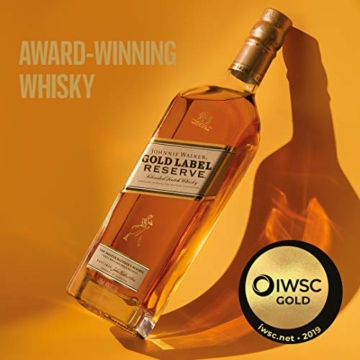 Johnnie Walker Gold Label Reserve Blended Scotch Whisky – Whisky mit cremig-rauchiger Note aus den vier Ecken Schottlands direkt ins Glas – Celebration Luxury Blend – 1 x 0,7l - 3