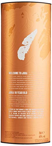 Jura 10 Years Old Single Malt Scotch Whisky mit Geschenkverpackung (1 x 0.7 l) - 2